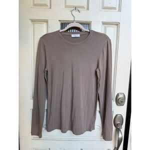 Taupe Babaton Long Sleeve Tee